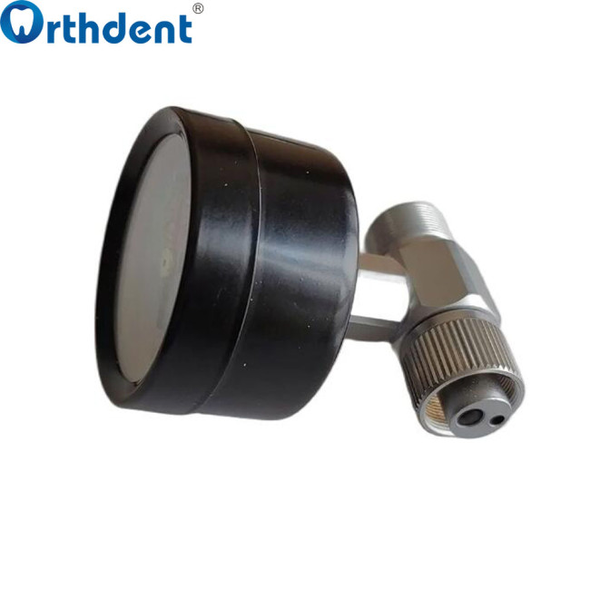 2Pcs/Box Dental Pressure Gauge Test Handpiece 0-100 PSI 2/4 Holes Pressure Meter