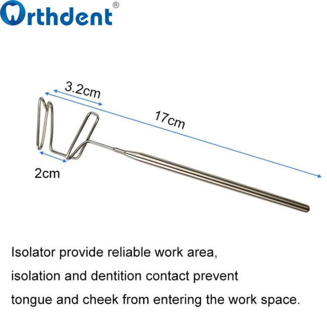 1Pc Dental Lip Cheek Isolator Separator Retractors Lingual Separator Tongue Isolator Stainless Steel Dentisty Accessories Tool