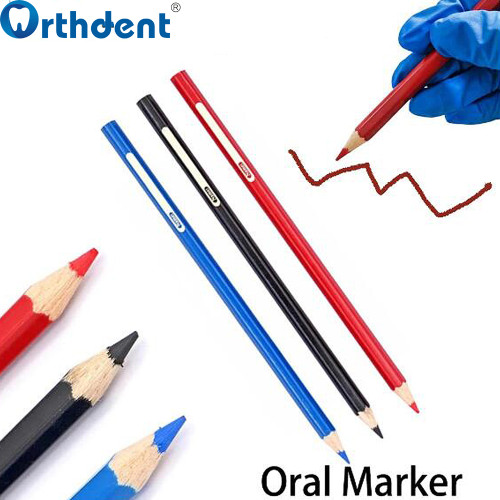 Dental Oral Marker Pen Denture False Repair Intraoral Marker Sign Line Teeth Repair Drawing Watercolour Pen Dentistry Tool