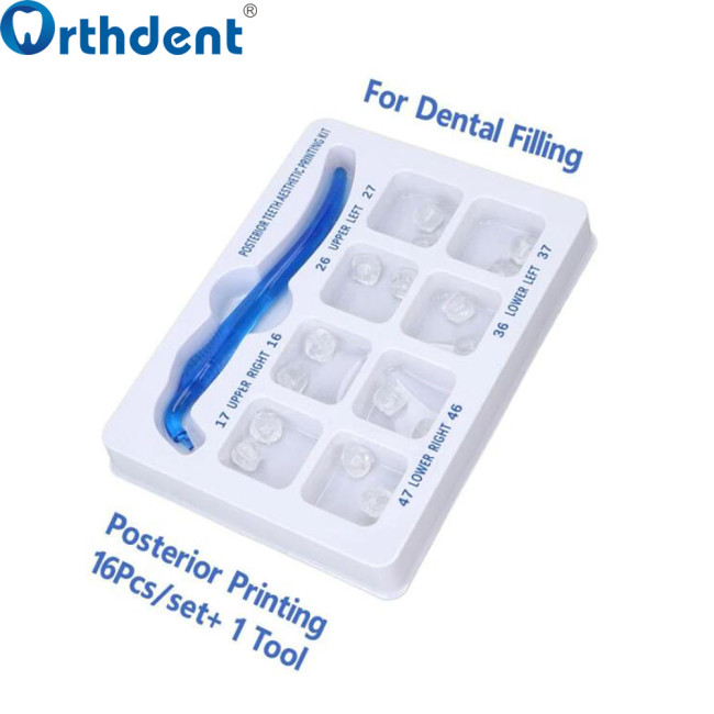 Dental Mould Veneers Anterior Posterior Teeth Partner Restoration Aesthetic Printing Kit Composite Resin Dentistry Reshape