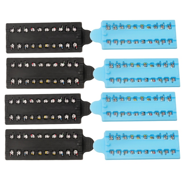 Dental Braces For Teeth Orthodontic Metal Brackets Mini Metal Monoblock Roth MBT 022 345 Hook Brackets