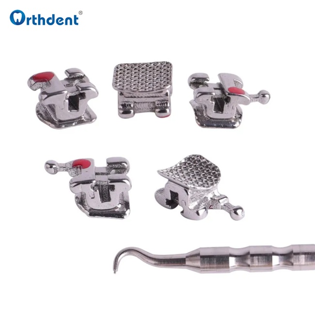 Dental Orthodontic Self-Ligating Buccal Tubes Roth/MBT 0.022 Self-Ligating Locks Self-Ligating Buccal Tubes Braces
