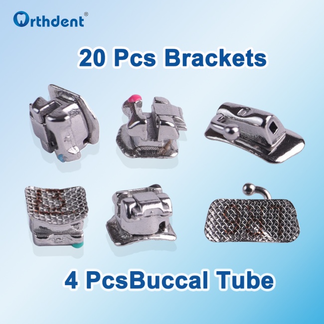 Self-ligating Brackets With Buccal Tube 