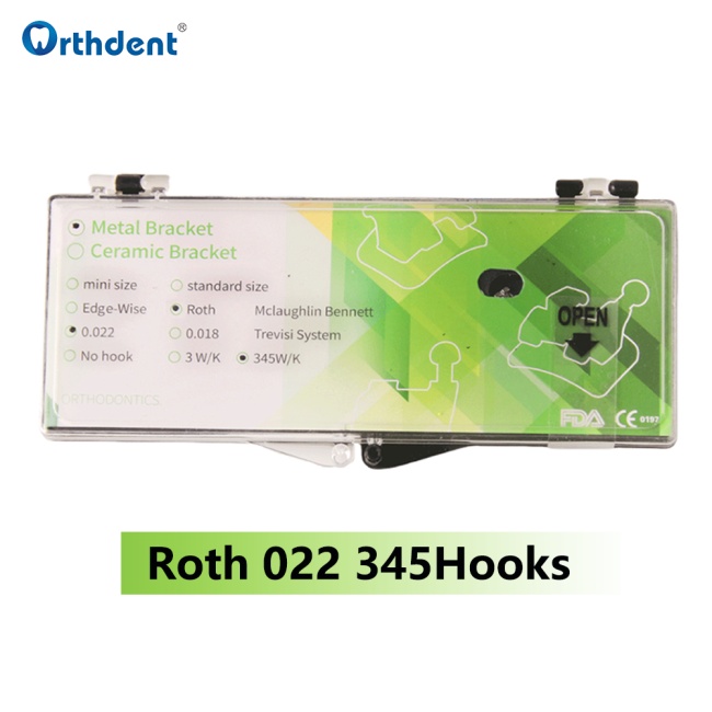 Gemini Metal Twin Brackets Roth 022