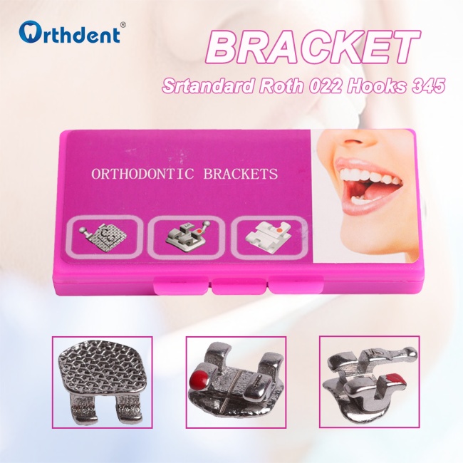 Dental Orthodontic Metal Brackets Brace 3M Gemini Style Bondable Standard Roth 022 3-4-5Hook Dentistry Products