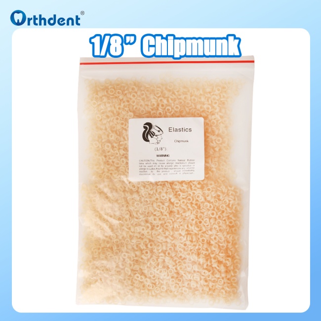 Orthodontic Rubber Bands 3.5 4.5OZ Chipmunk