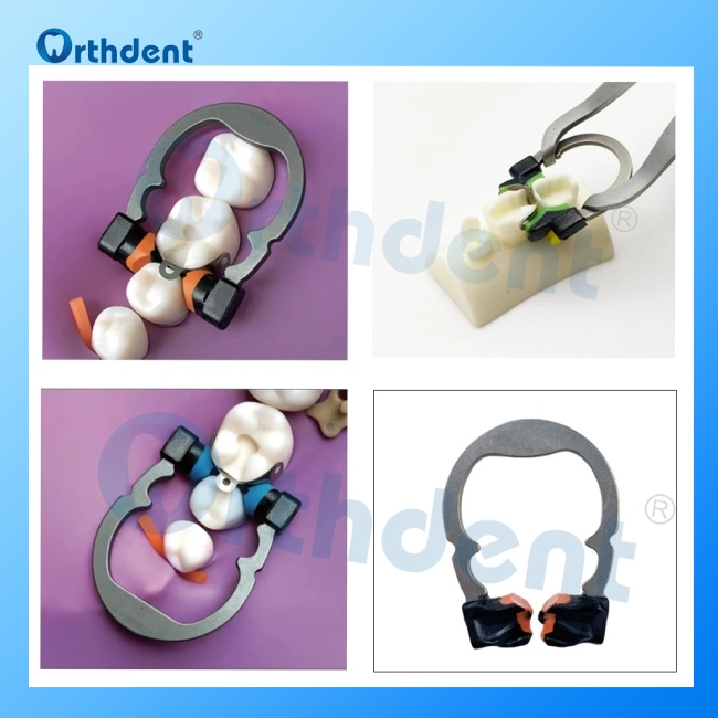 Orthdent 1Pc R5 Dental Matrix Bands Clamp Rings Sectional Contoured Matrix System Nickel Titanium Matrice Clip Ring Dentist Tools