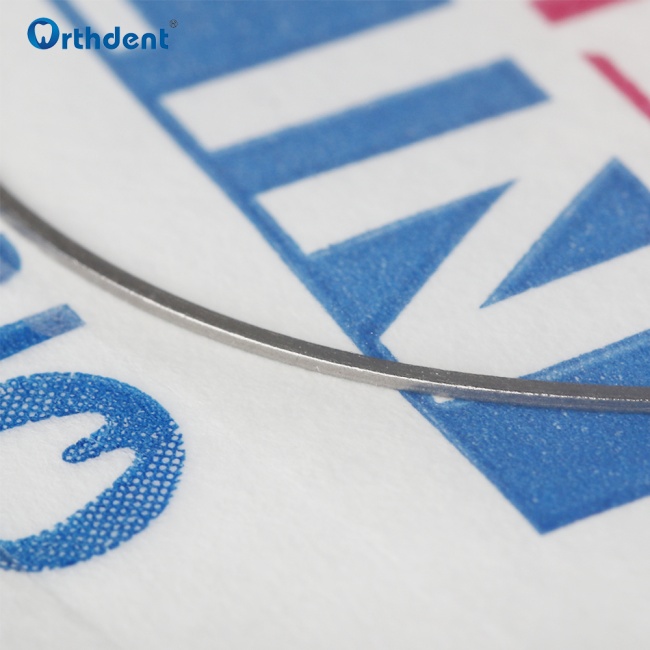Dental Ti-Mo Alloy Archwire TMA Arch Wire Ovoid Round Rectangular Orthodontic Teeth Ortho Treatment Dentist Braces Tools