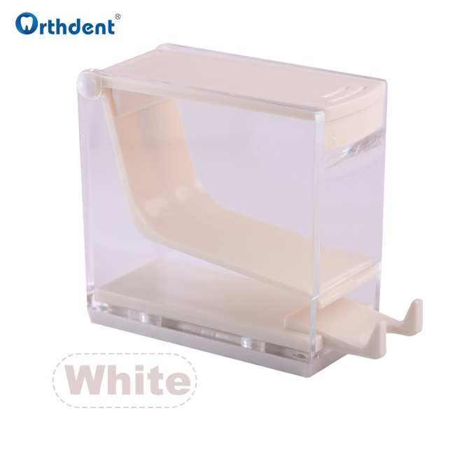 Dental Cotton Roll Dispenser Holder Press Type/Drawer Type Box Holder Dental Swab Storage Box Dentistry Organizer Lab Supplies White/Blue/Yellow/Red