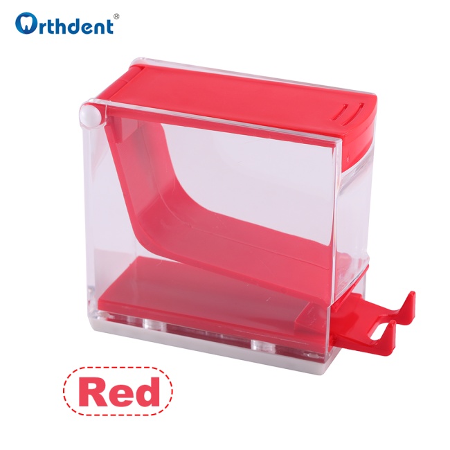 Dental Cotton Roll Dispenser Holder Press Type/Drawer Type Box Holder Dental Swab Storage Box Dentistry Organizer Lab Supplies White/Blue/Yellow/Red