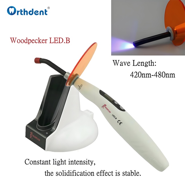 Original Woodpecker Dental Wireless LED Curing Light  Lamp 1400mw LED.B 5s Curing