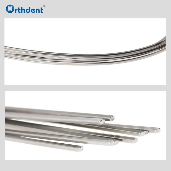 10Packs Dental Orthodontic Arch Wires Stainless Steel Braces Ovoid Form Round/Rectangular Shape