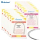 10Pack Dental Stainless Steel Arch Wire Orthodontic Super Elastic Round/Rectangular  Natural Form