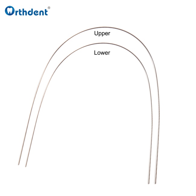 Orthdent 10Pcs/Pack Orthodontics Niti Arch Wies Dental Super Elastic Archwires Ovoid Form Round/Rectangular Teeth Braces Dentistry