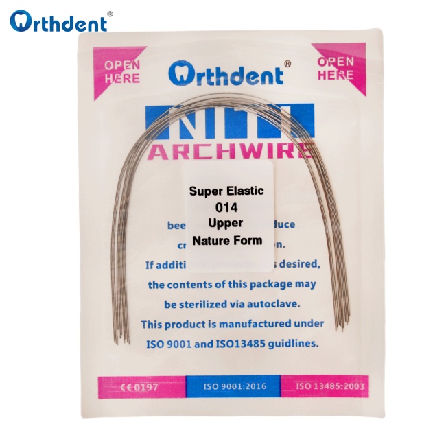 Transparent Tooth Wire Orthdent 10Pcs/Pack Orthodontic Dental arch wire Niti Super Elastic ...
