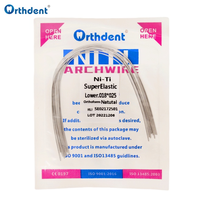 Transparent Tooth Wire Orthdent 10Pcs/Pack Orthodontic Dental arch wire Niti Super Elastic ...