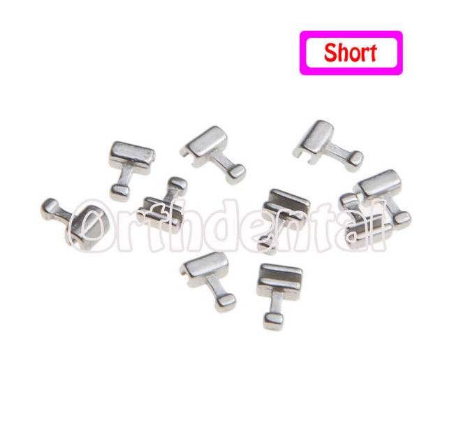 10pcs/Pack Dental Orthodontic Crimpable Hook & Stop | Long/Short Size Available