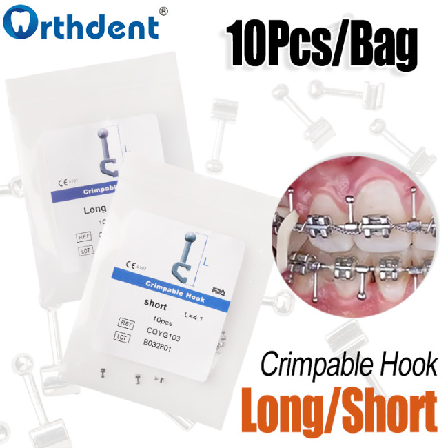 crimpable hooks 10 pieces pack