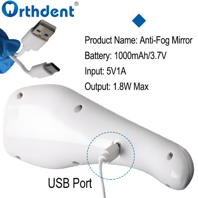 anti-fog dental mirror specifications