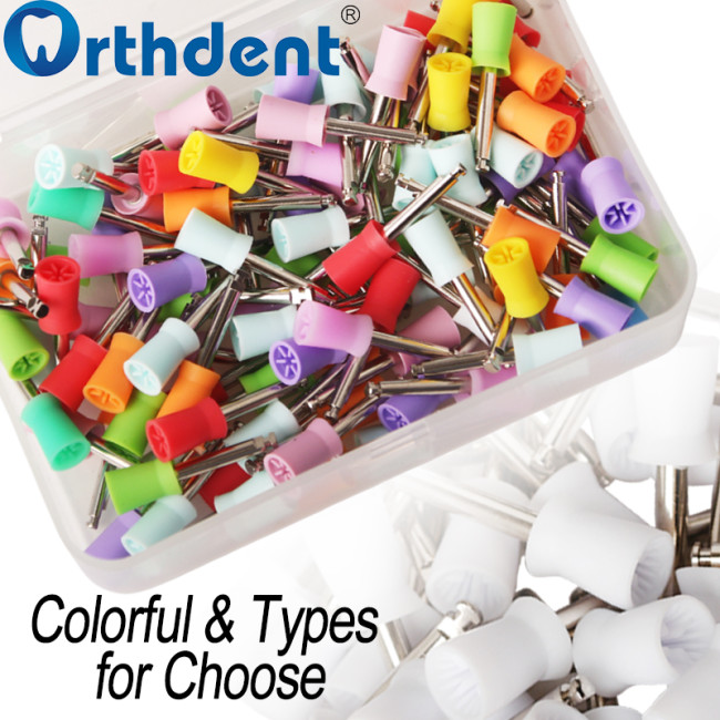 latch type polishing cups colorful mixed showcase