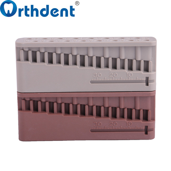 1Pc Dental Endodontic Measuring Station & Ruler Endo Block File Measuring Tools Autoclavable