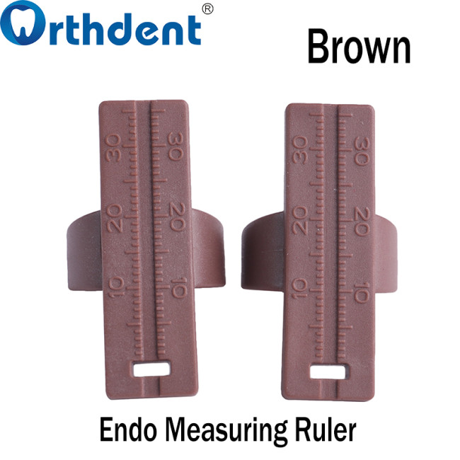 endo measuring ruler dark brown