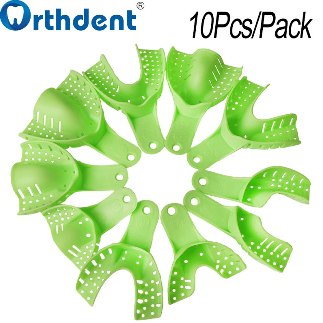 plastic dental trays 10 pieces per pack