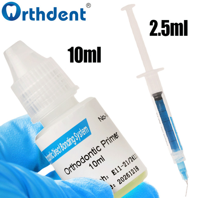 orthodontic adhesive primer 10ml and etchant gel 2.5ml syringe