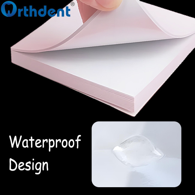 dental mixing pad waterproof coated film non absorbent