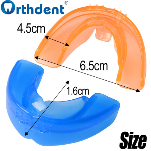 Dental Orthodontic Teeth Trainer for Kids | Blue Soft & Red Hard Silicone Mouth Guard