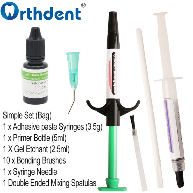 simple set bag 1 paste primer etchant brushes spatula