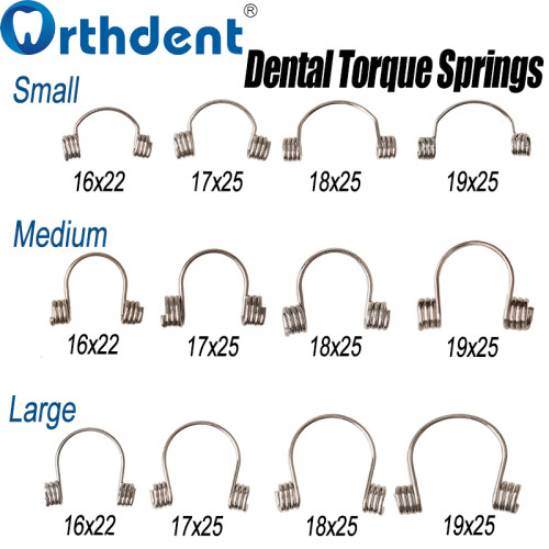 Dental Orthodontic Anterior Teeth Torque Spring  Rectangular 100Pcs/10pack