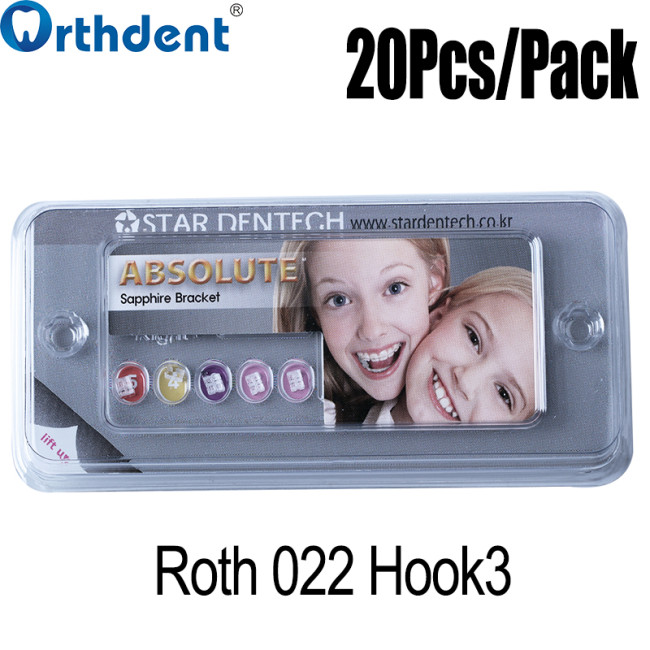 ceramic bracket Roth 0.022 hook 3