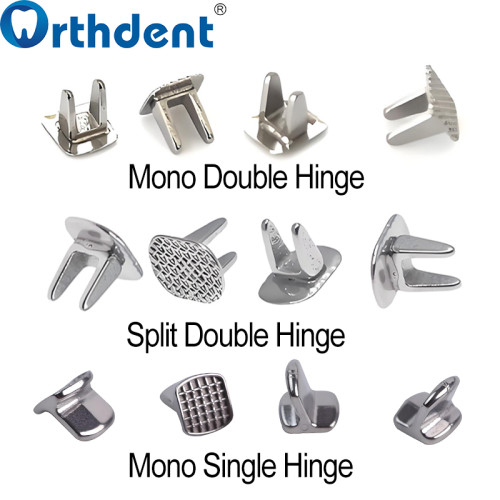 Orthodontic Bite Turbo Bondable Single Wing & Double Wing Monoblock & Split 10Pcs/Pack