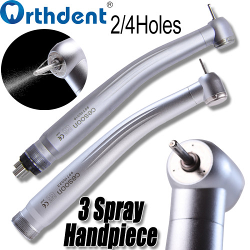 PAX-SU Standard 3 Spray Press Type Dental Handpiece 2*Hole /4-Hole For High Speed Handpiece