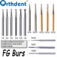 Dental Tungsten Carbide Dental Burs Set FG Ball/Prep/Inlay/Removal/Crown Cutting for High Speed
