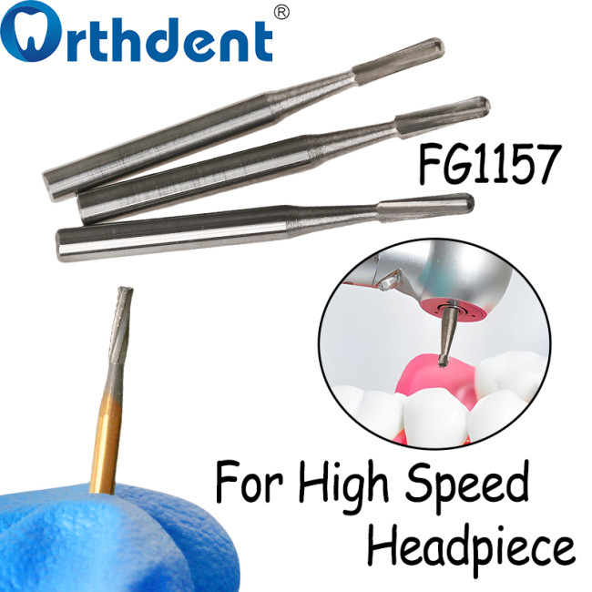 Dental Tungsten Carbide Dental Burs Set FG Ball/Prep/Inlay/Removal/Crown Cutting for High Speed