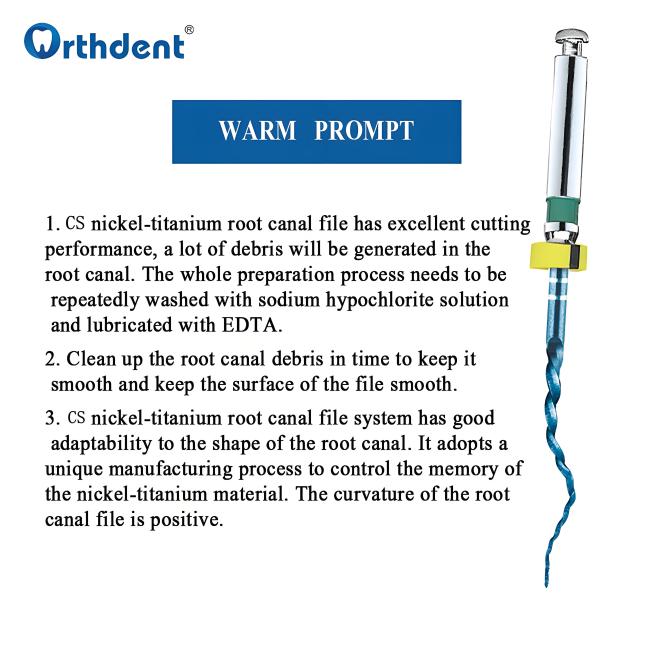 4Pcs CS-4 Heat-Activated Root Canal File for Engine Use  NiTi  TX T1 T2 T3 21mm/25mm