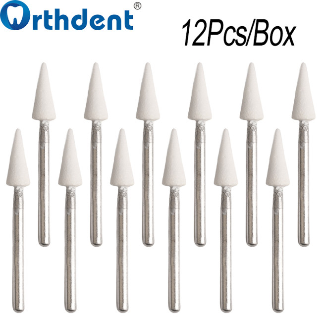 CN1 white stone bur 12 pieces per pack packaging