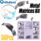 Saddle Contoured No.1.330 Dental Matrix Sectional Tooth Metal Matrices Kit 35μm Hard 50μm Thick 36Pcs/Box