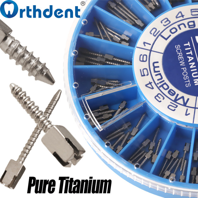 endo screw posts pure titanium material detail