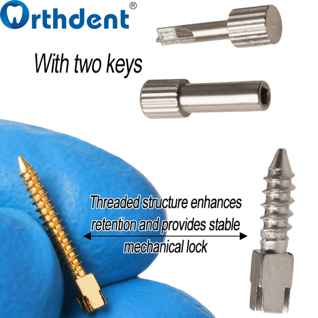 endo screw posts thread and tip design detail