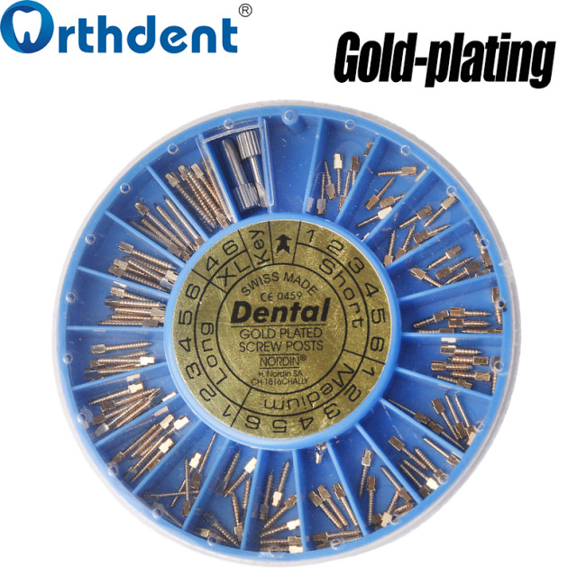 endo screw posts gold plated specification option
