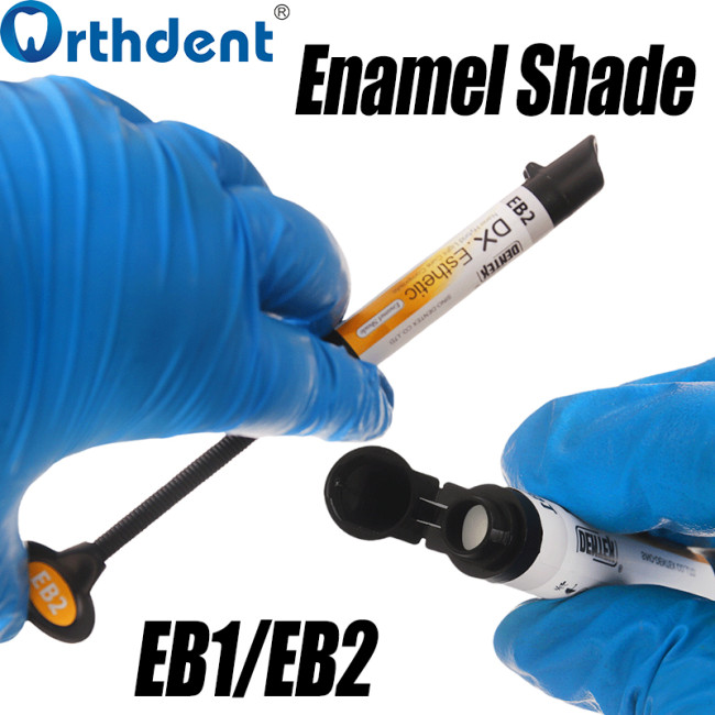 Dentex enamel B shades B1 B2 yellow color code