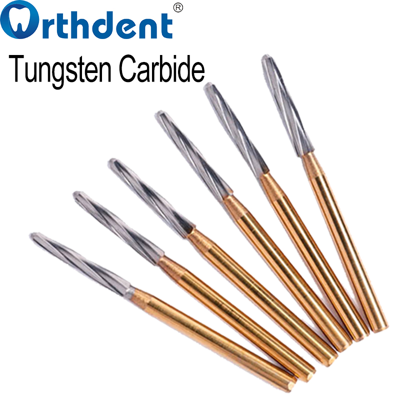 Dental Carbide Endo Bur Kit Endo Z 152 & Zekrya 151 Ti-Coated 5Pcs