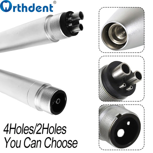  Pneumatic Dental Scaler 2/4 Hole Stainless Steel with 3 Tips Air Scalers Autoclavable