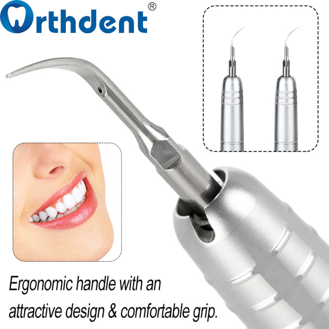  silver air scaler ergonomic handpiece design comfortable grip
