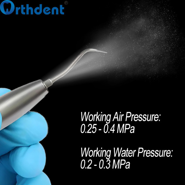 pneumatic scaler air system and working parameters air pressure 0.25-0.4MPa water pressure 0.2-0.3MPa
