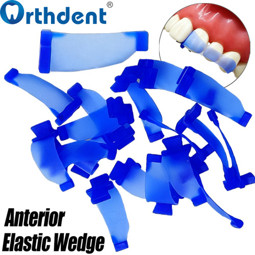 Dental Anterior Elastic Wedge Matrix for Proximal Restoration Orthodontic Plastic Tooth Separation Wedges 