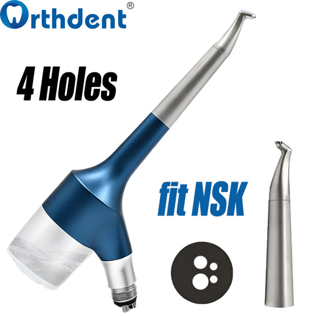 Dental Air Polisher with NSK & EMS Compatible Heads 2/4 Hole Teeth Whitening Sandblaster Prophy